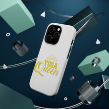 DistinctInk ToughCase for Apple iPhone, Compatible with MagSafe Charging - Yoga Queen Crown