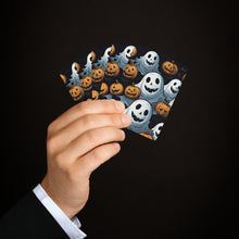 DistinctInk Playing / Poker Cards with Ghoulish Ghostbusters and Pumpkins Design for Halloween