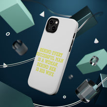 DistinctInk ToughCase for Apple iPhone, Compatible with MagSafe Charging - Behind Every Successful Man is a Woman
