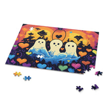 DistinctInk Jigsaw Puzzle with A Life Of Adventure Design for Halloween  LGBTQ+ Pride