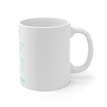 DistinctInk Glossy White Coffee / Tea Mug - I Go Deep & Wet Wearing My Rubber Scuba Diving