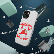 DistinctInk ToughCase for Apple iPhone, Compatible with MagSafe Charging - Firefighter - Always Ready