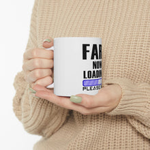 DistinctInk Glossy White Coffee / Tea Mug - Fart Now Loading - Please Wait