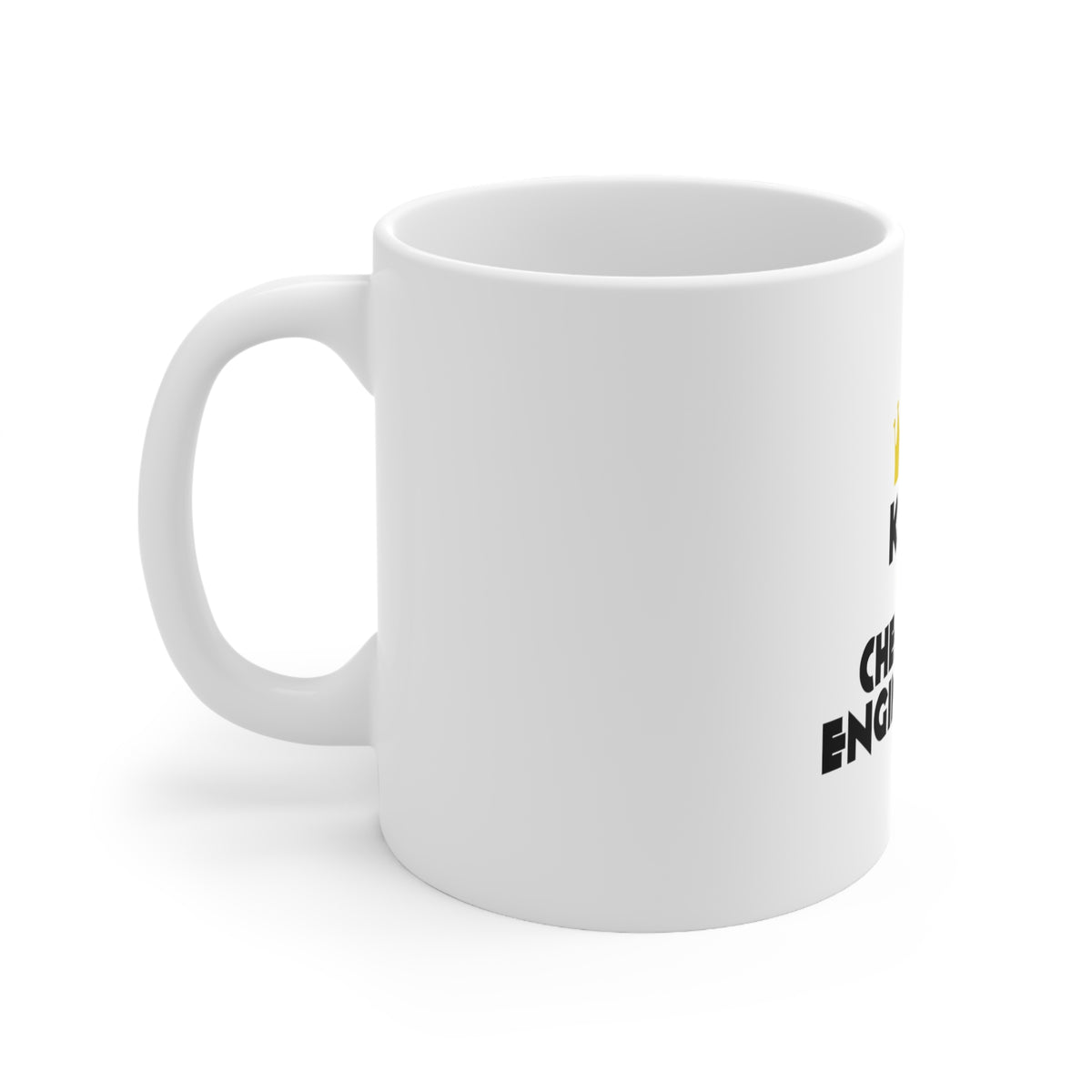 Glossy White Coffee / Tea Mug - King of Chemical Engineering, view 2