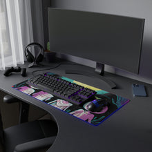 DistinctInk LED Gaming Mouse Pad with Exploring the Unknown Design for Halloween  LGBTQ+ Pride