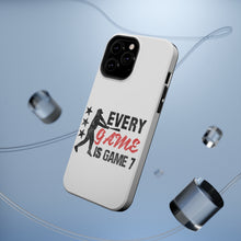 DistinctInk ToughCase for Apple iPhone, Compatible with MagSafe Charging - Baseball Every Game is Game 7