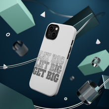 DistinctInk ToughCase for Apple iPhone, Compatible with MagSafe Charging - Eat Big Lift Big Get Big