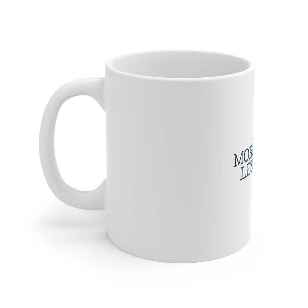 Glossy White Coffee / Tea Mug - More Bikinis Less Pants, view 2