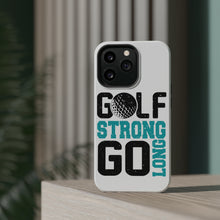 DistinctInk ToughCase for Apple iPhone, Compatible with MagSafe Charging - Golf Strong Go Long