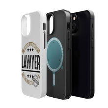 DistinctInk ToughCase for Apple iPhone, Compatible with MagSafe Charging - Genuine Trusted Lawyer One of a Kind