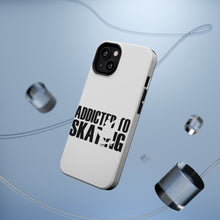 DistinctInk ToughCase for Apple iPhone, Compatible with MagSafe Charging - Addicted to Skating