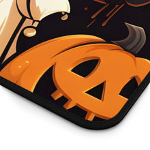 DistinctInk Desk Mat with Spooky Skeleton Pumpkin Patch Design for Halloween