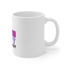 DistinctInk Glossy White Coffee / Tea Mug - Wake Up Make Up Party Repeat