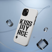 DistinctInk ToughCase for Apple iPhone, Compatible with MagSafe Charging - Kiss My ACE - Poker Blackjack Gambling