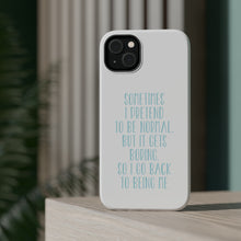 DistinctInk ToughCase for Apple iPhone, Compatible with MagSafe Charging - I Pretend to be Normal But It Gets Boring