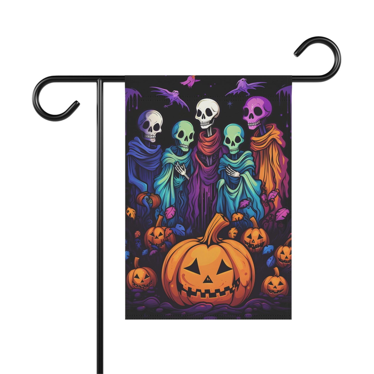 DistinctInk Garden & House Banner Flag with 