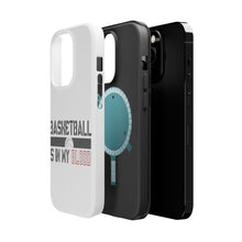 DistinctInk ToughCase for Apple iPhone, Compatible with MagSafe Charging - Basketball is in My Blood