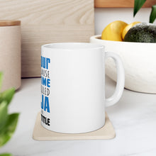 DistinctInk Glossy White Coffee / Tea Mug - Parkour Because Super Skilled Ninja Not Actual