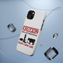 DistinctInk ToughCase for Apple iPhone, Compatible with MagSafe Charging - Area Controlled By Crazy Farm Lady