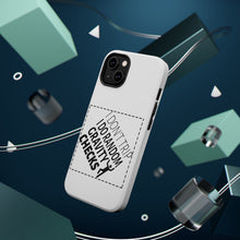 DistinctInk ToughCase for Apple iPhone, Compatible with MagSafe Charging - I Don't Trip I Do Random Gravity Checks