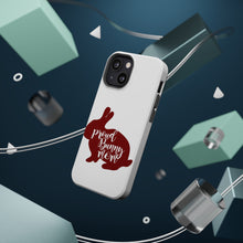 DistinctInk ToughCase for Apple iPhone, Compatible with MagSafe Charging - Proud Bunny Mom - Rabbit
