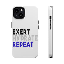 DistinctInk ToughCase for Apple iPhone, Compatible with MagSafe Charging - Exert Hydrate Repeat