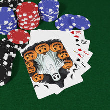 DistinctInk Playing / Poker Cards with Ghost Skeleton Pumpkins Pattern Design for Halloween