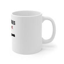 DistinctInk Glossy White Coffee / Tea Mug - Gun Safety Rules, Don't Piss Me Off
