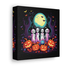 DistinctInk Canvas Wall Art with Exploring the Unknown for Halloween LGBTQ+ Pride