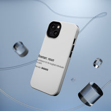 DistinctInk ToughCase for Apple iPhone, Compatible with MagSafe Charging - Fireman Definition Profession for Toughest