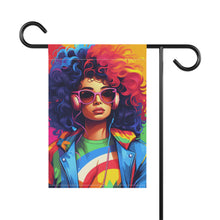 DistinctInk Garden & House Banner Flag with Living a Full Life Design for LGBTQ+ Pride