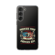 DistinctInk Hybrid (Acrylic/TPU) Clear Slim Fit Case for Apple iPhone | Trump: Promises Made, Promises Kept - Conservative