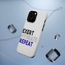 DistinctInk ToughCase for Apple iPhone, Compatible with MagSafe Charging - Exert Hydrate Repeat