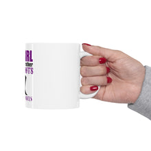 DistinctInk Glossy White Coffee / Tea Mug - One Girl Who Would Rather Wear Boots Than Heels