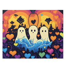 DistinctInk Jigsaw Puzzle with A Life Of Adventure Design for Halloween  LGBTQ+ Pride