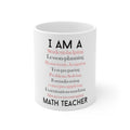 Glossy White Coffee / Tea Mug - Teacher Student Helping Homework Encourage