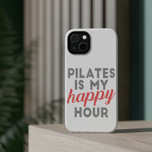 DistinctInk ToughCase for Apple iPhone, Compatible with MagSafe Charging - Pilates is My Happy Hour