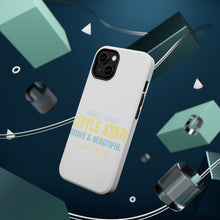 DistinctInk ToughCase for Apple iPhone, Compatible with MagSafe Charging - Twinkle Little Star Brave & Beautiful You Are