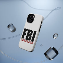 DistinctInk ToughCase for Apple iPhone, Compatible with MagSafe Charging - FBI Fanatic Boxing Individual
