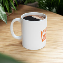 DistinctInk Glossy White Coffee / Tea Mug - Fresh Off the Farm 100% Organic
