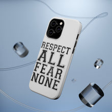 DistinctInk ToughCase for Apple iPhone, Compatible with MagSafe Charging - Respect All Fear None