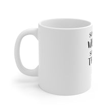 DistinctInk Glossy White Coffee / Tea Mug - So Many Weeds So Little Thyme - Gardening