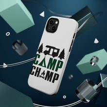 DistinctInk ToughCase for Apple iPhone, Compatible with MagSafe Charging - Camp Champ - Camping Fire