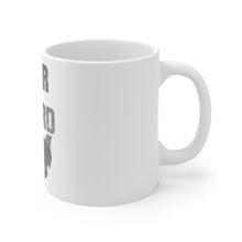 DistinctInk Glossy White Coffee / Tea Mug - Fear the Beard