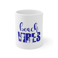 Glossy White Coffee / Tea Mug - Beach Vibes