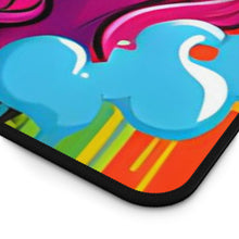 DistinctInk Desk Mat with Leading with Courage and Grace Design for LGBTQ+ Pride