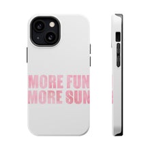 DistinctInk ToughCase for Apple iPhone, Compatible with MagSafe Charging - More Fun More Sun