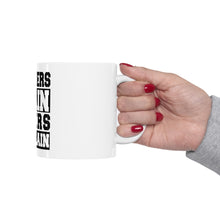 DistinctInk Glossy White Coffee / Tea Mug - Winners Train Losers Complain