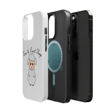 DistinctInk ToughCase for Apple iPhone, Compatible with MagSafe Charging - Time to Count Sheep - Lamb