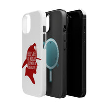 DistinctInk ToughCase for Apple iPhone, Compatible with MagSafe Charging - Feel Safe at Night Sleep with a Firefighter